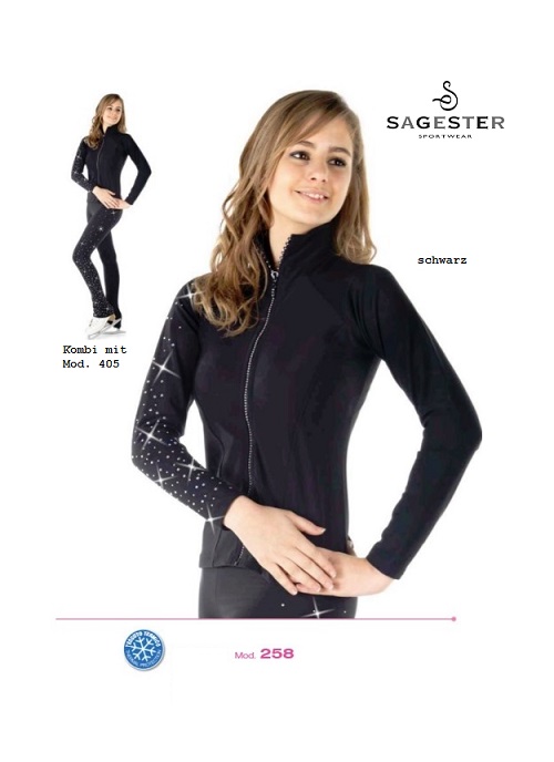 Sagester Eiskunstlaufjacke – Modell 258 - Thermostoff