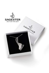 Sagester Anhänger / Halskette aus Silber – Mod. J019
