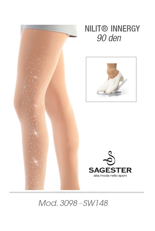 Sagester Strumpfhose ohne Fuß – Modell 3098-SW148